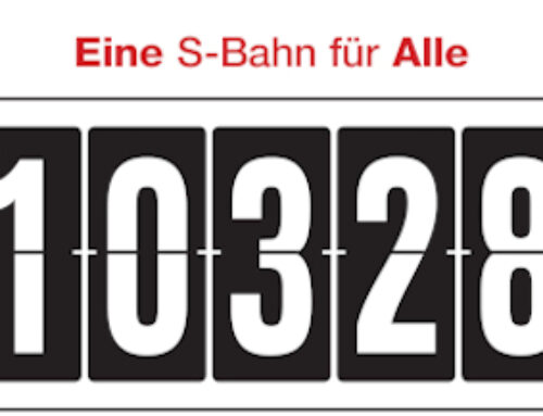 Update zur Aktionsmail: Hilfe für die Berliner S-Bahn