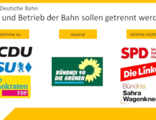 Wie die Parteien die Bahn reparieren wollen